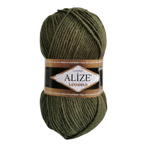 Alize Lanagold Wool Blend Yarn (49% Wool, 51% Acrylic)