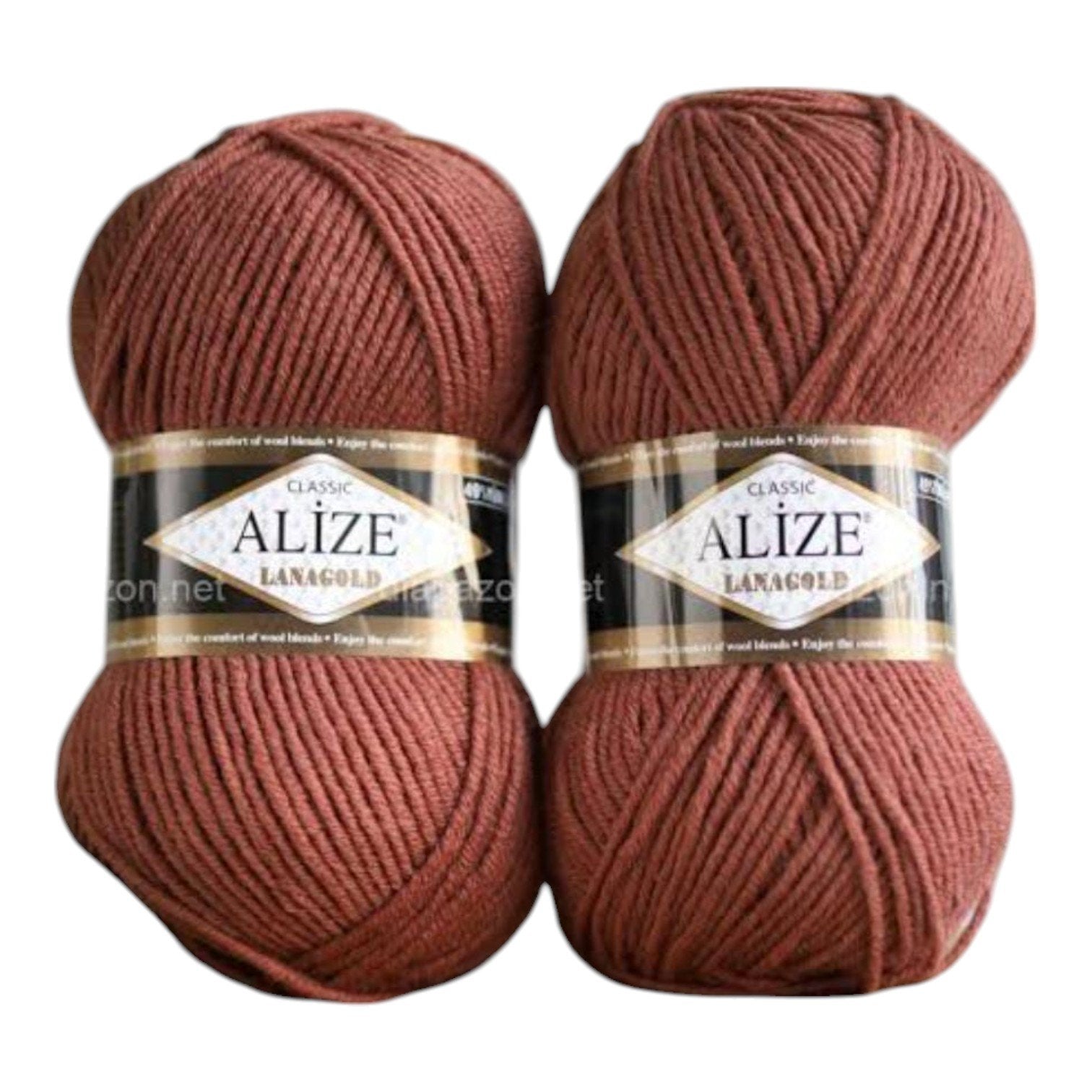 Alize Lanagold Wool Blend Yarn (49% Wool, 51% Acrylic)
