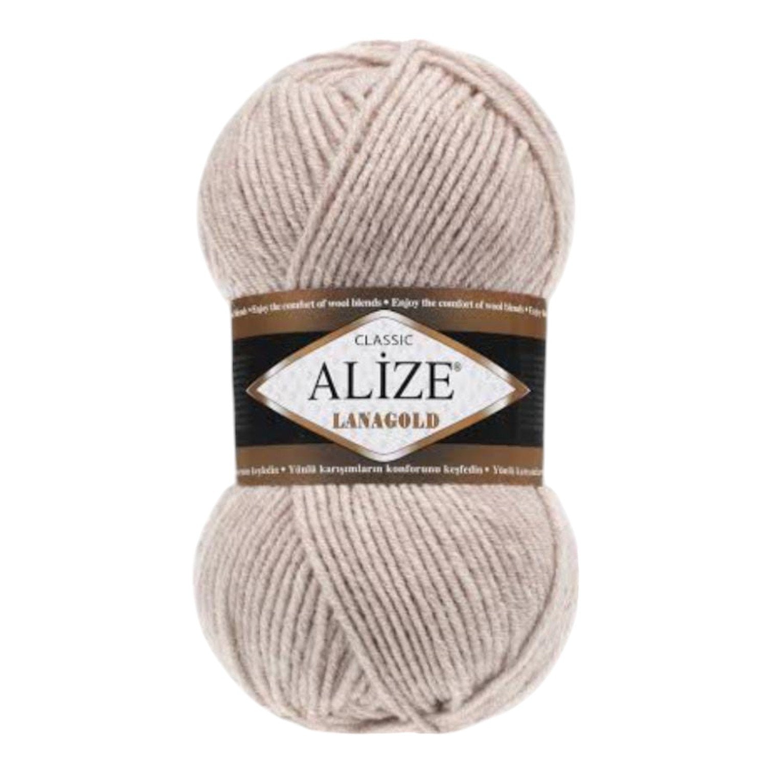 Alize Lanagold Wool Blend Yarn (49% Wool, 51% Acrylic)