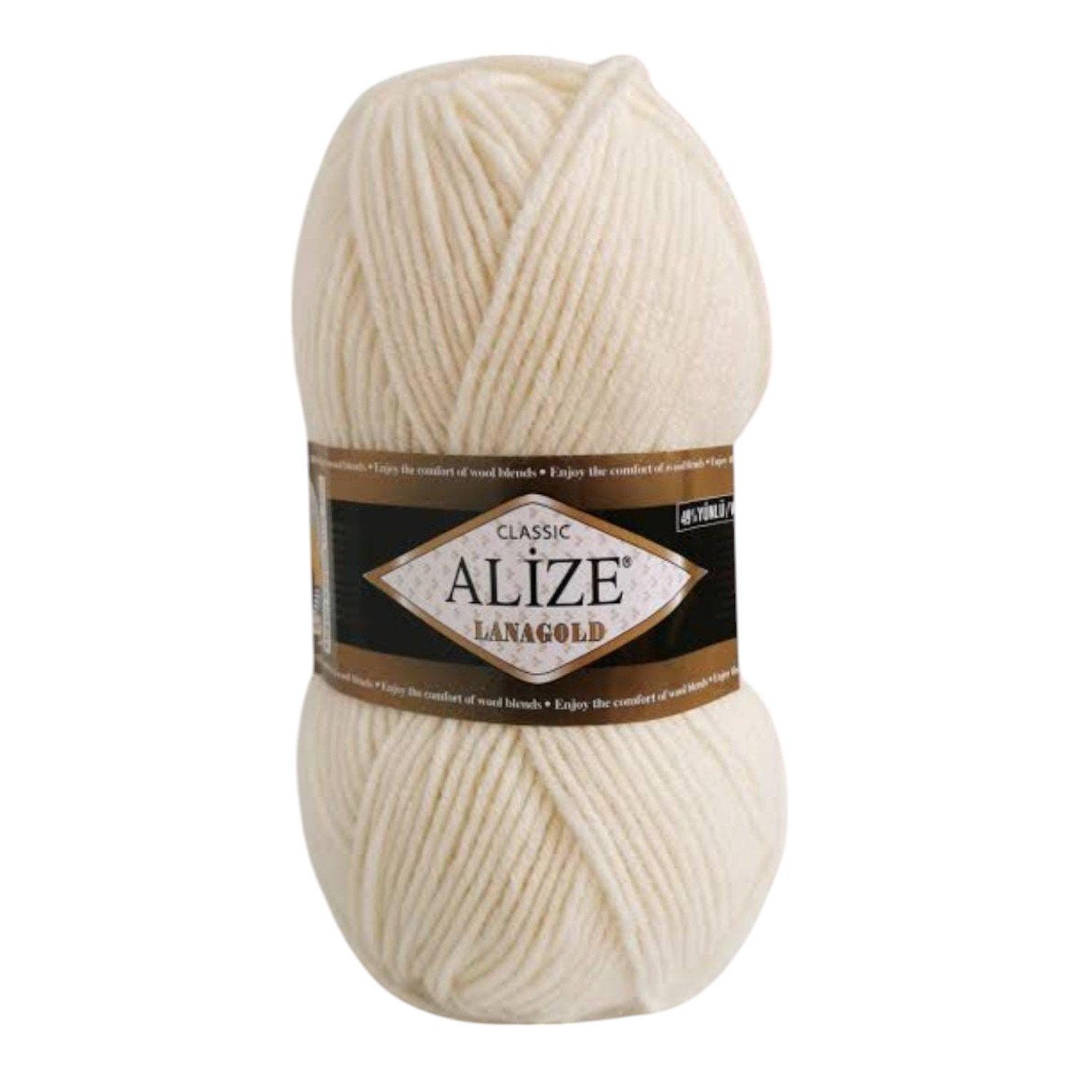 Alize Lanagold Wool Blend Yarn (49% Wool, 51% Acrylic)
