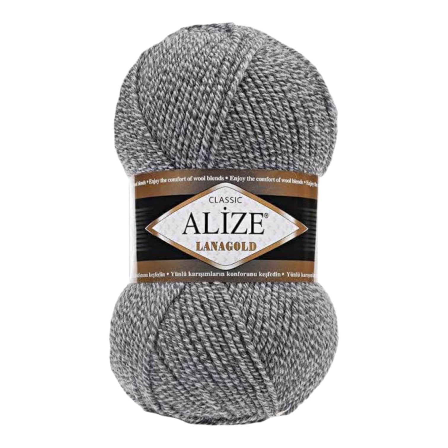Alize Lanagold Wool Blend Yarn (49% Wool, 51% Acrylic)