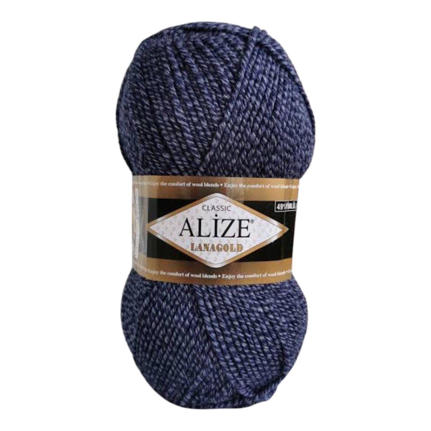 Alize Lanagold Wool Blend Yarn (49% Wool, 51% Acrylic)