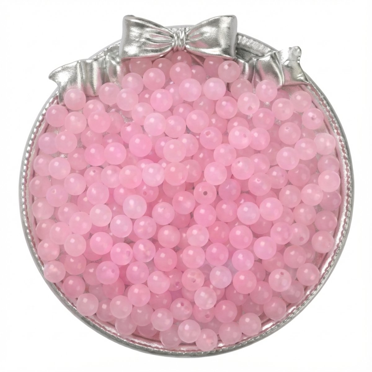 8mm Marble Beads Plain Solid Color Stone | Premium Quality