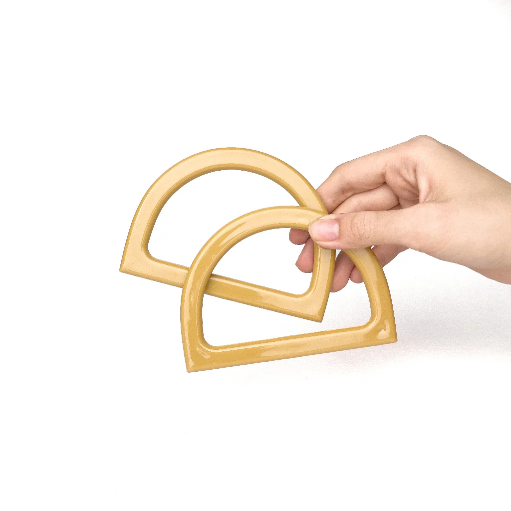 Plastic D-Shaped Bag Handles
