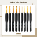Ergonomic crochet hooks