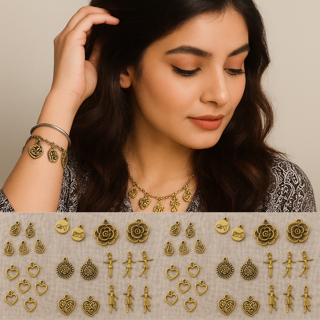 DIY Bronze Charm Mix (12pcs)