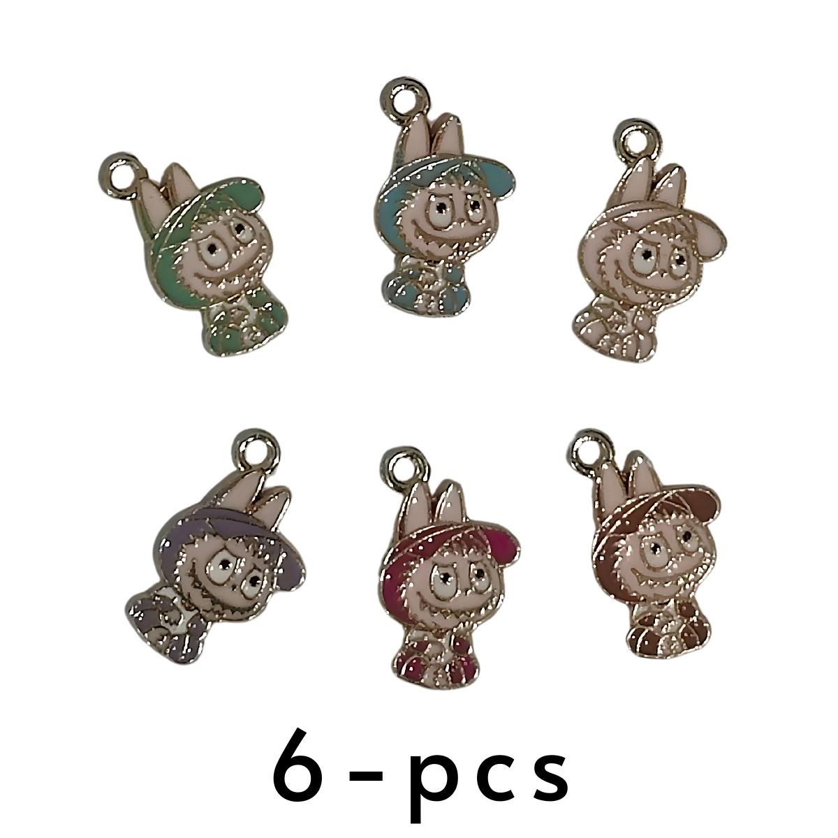 Cute Cartoon Enamel Charms for Bracelets & Jewelry