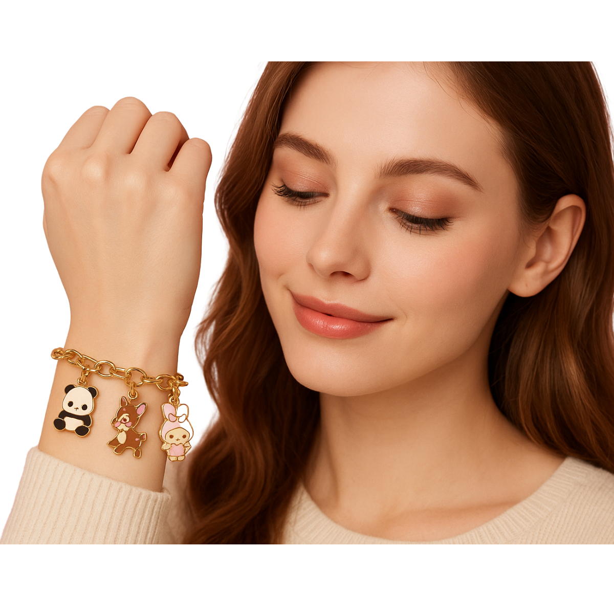 Cute Cartoon Enamel Charms for Bracelets & Jewelry
