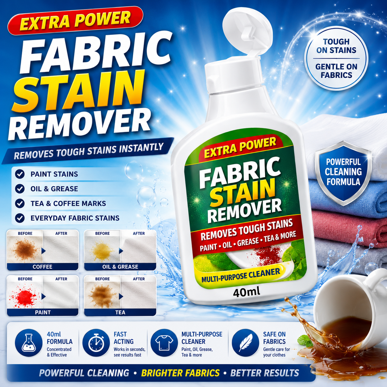 Extra Power Fabric Stain Remover