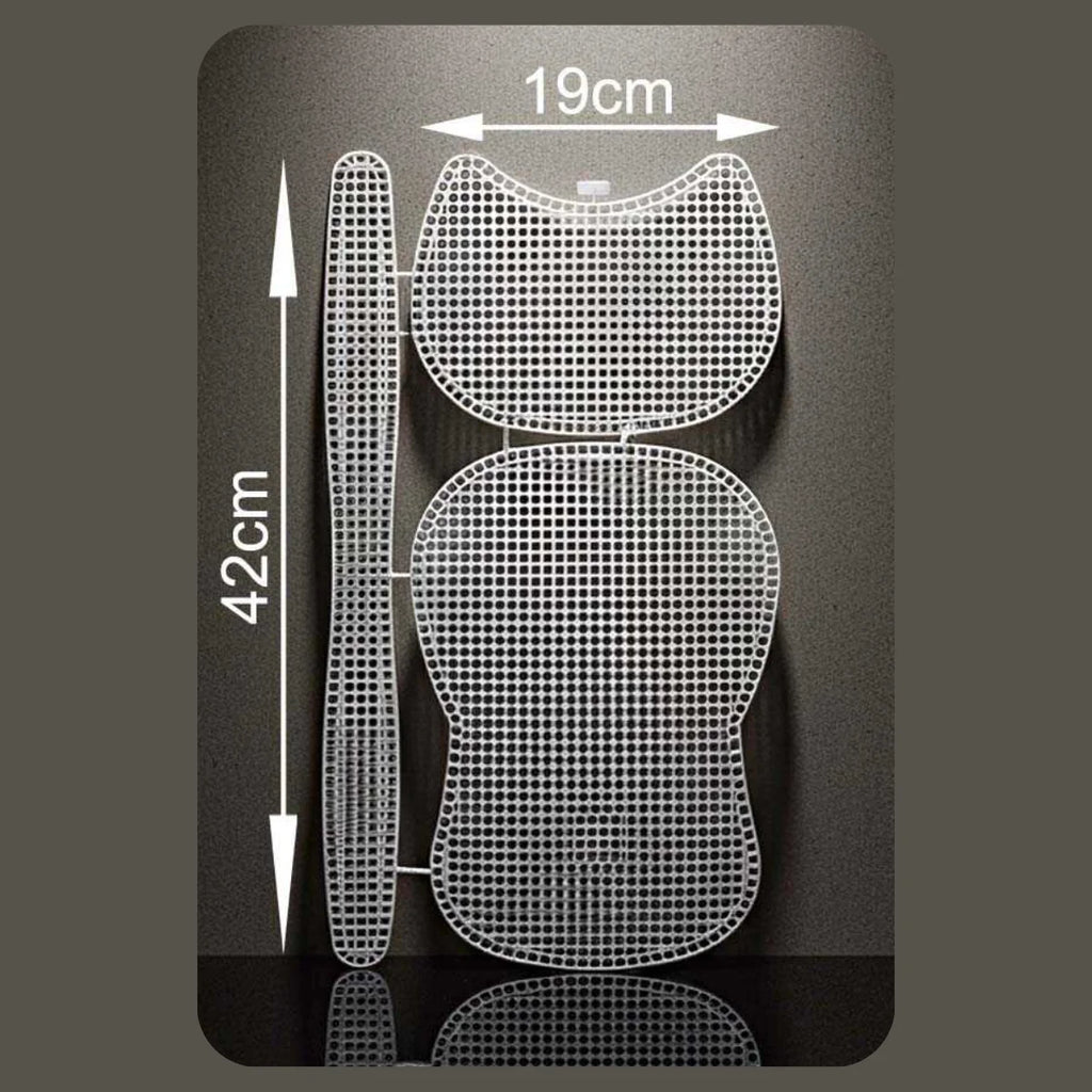 DIY Cat Plastic Canvas Mesh Sheet Bag Making Kit