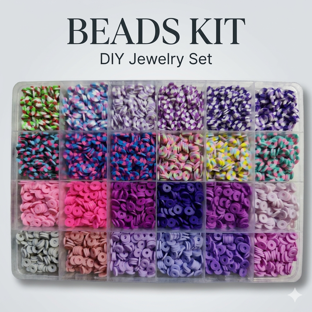 Clay Bead DIY Jewelry Making Kit