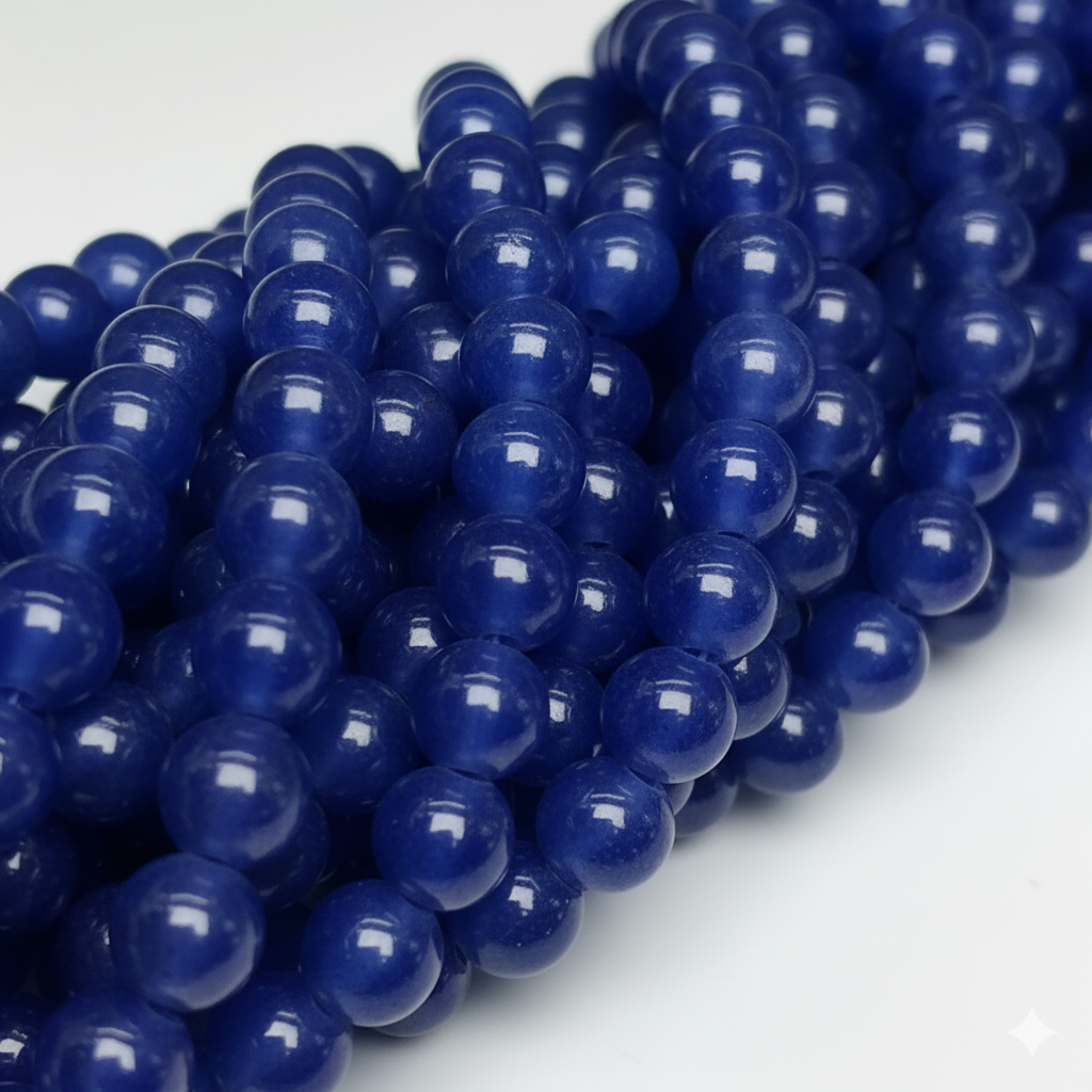 8mm Marble Beads Plain Solid Color Stone | Premium Quality