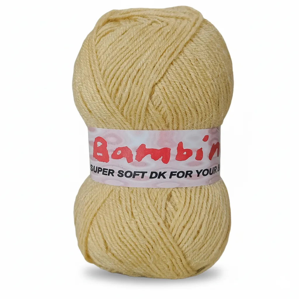 Bambino 3Ply DK Wool Blend Yarn (90-100g) | Soft & Warm