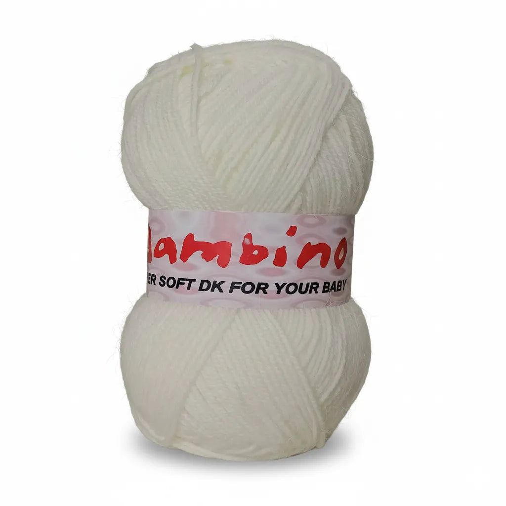 Bambino 3Ply DK Wool Blend Yarn (90-100g) | Soft & Warm