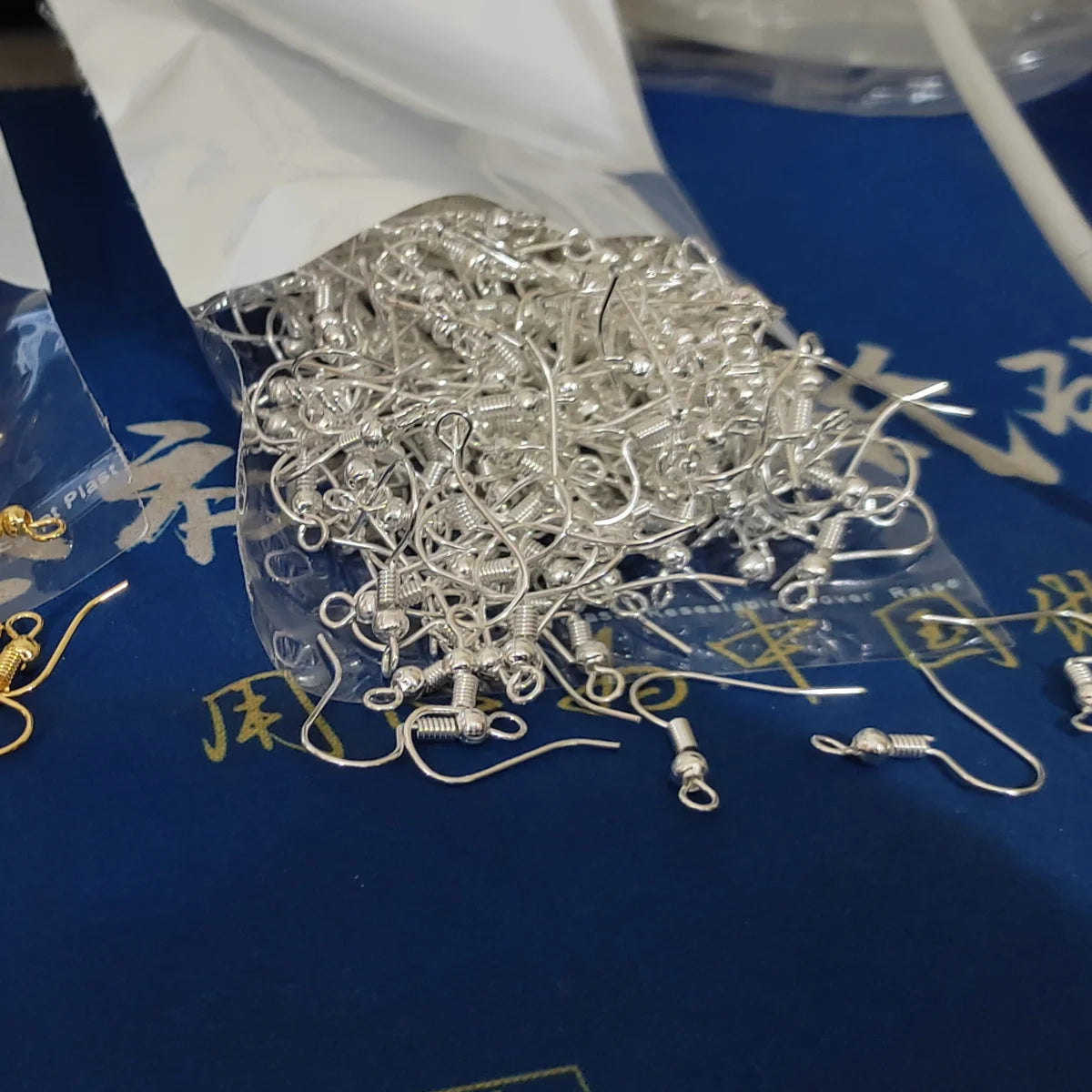 50pcs Gold & Silver Plated Earring Hooks | Hypoallergenic