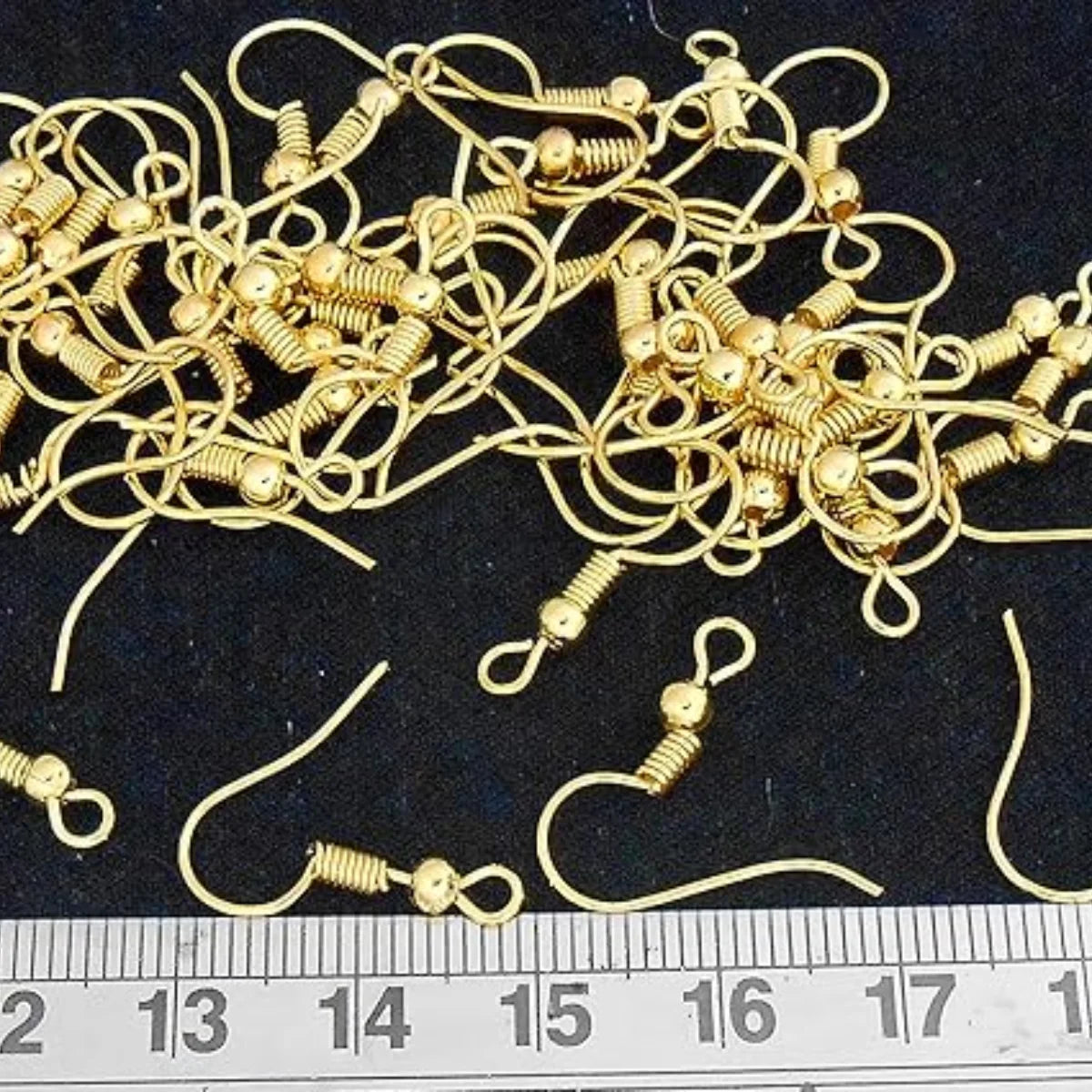 50pcs Gold & Silver Plated Earring Hooks | Hypoallergenic