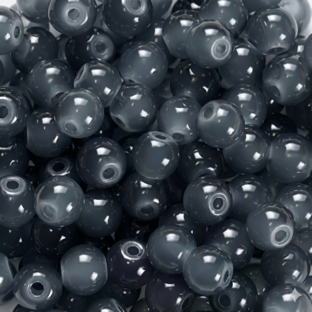 8mm Marble Beads Plain Solid Color Stone | Premium Quality