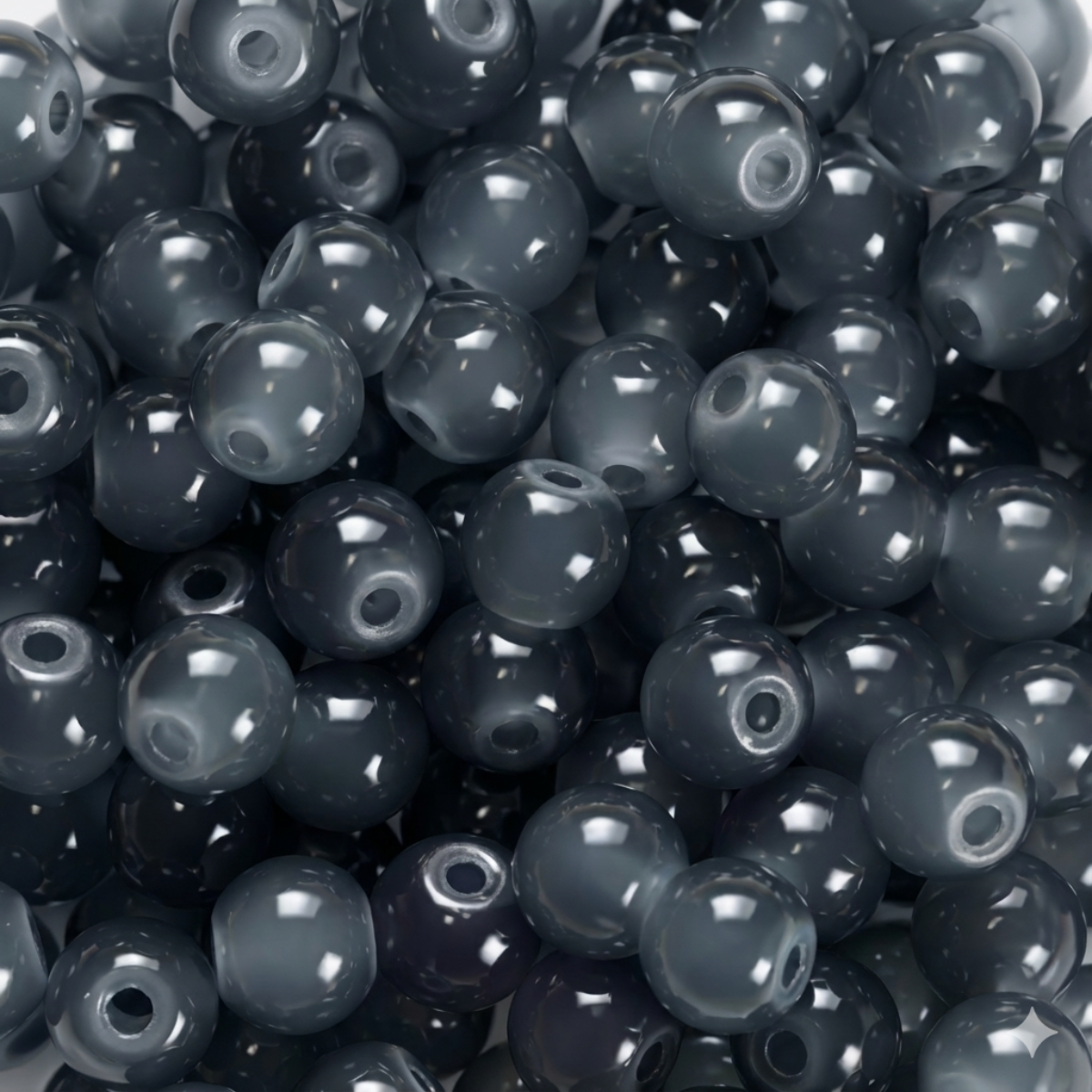 8mm Marble Beads Plain Solid Color Stone | Premium Quality