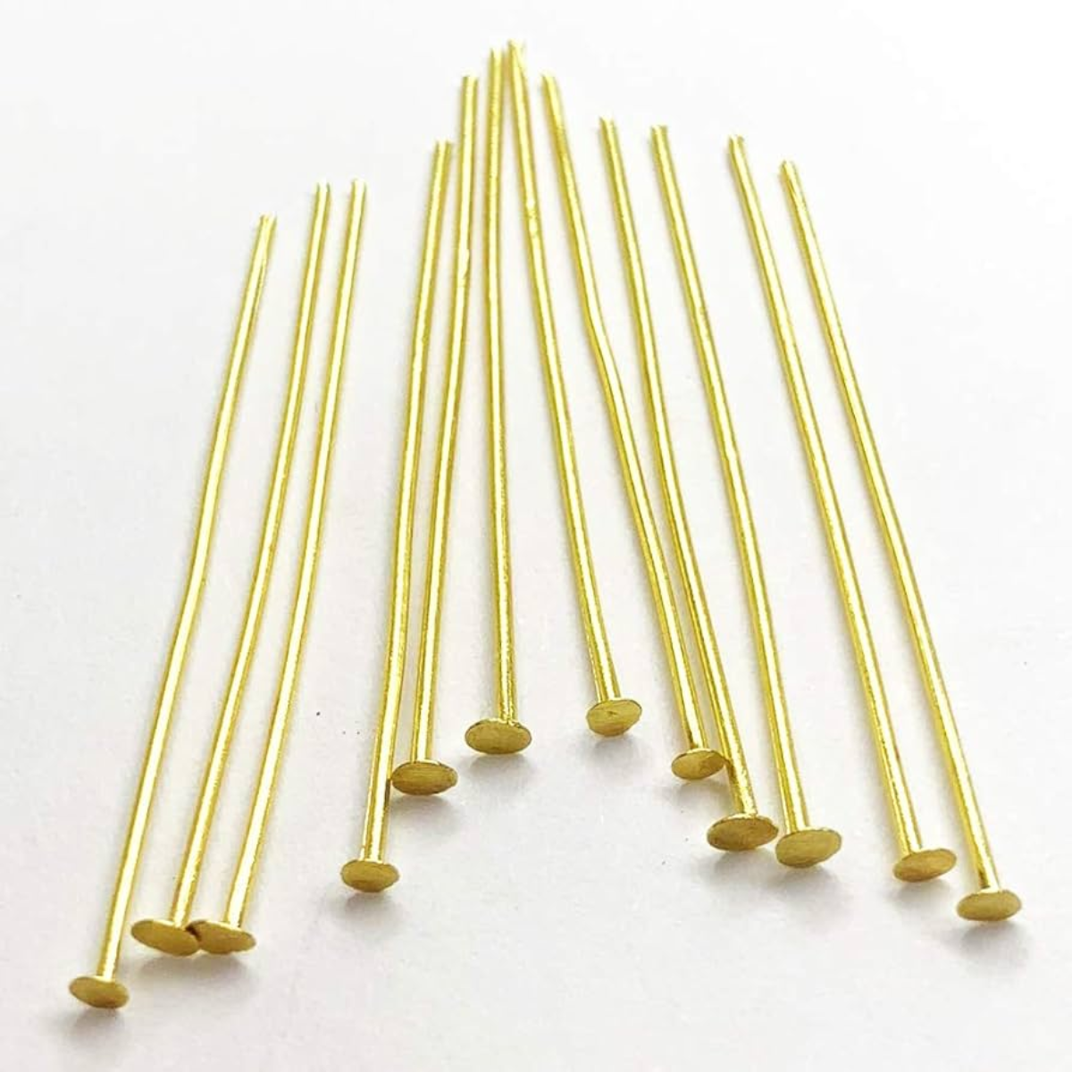 1" Head Pins (50g) | Gold & Silver Jewelry Making Supply