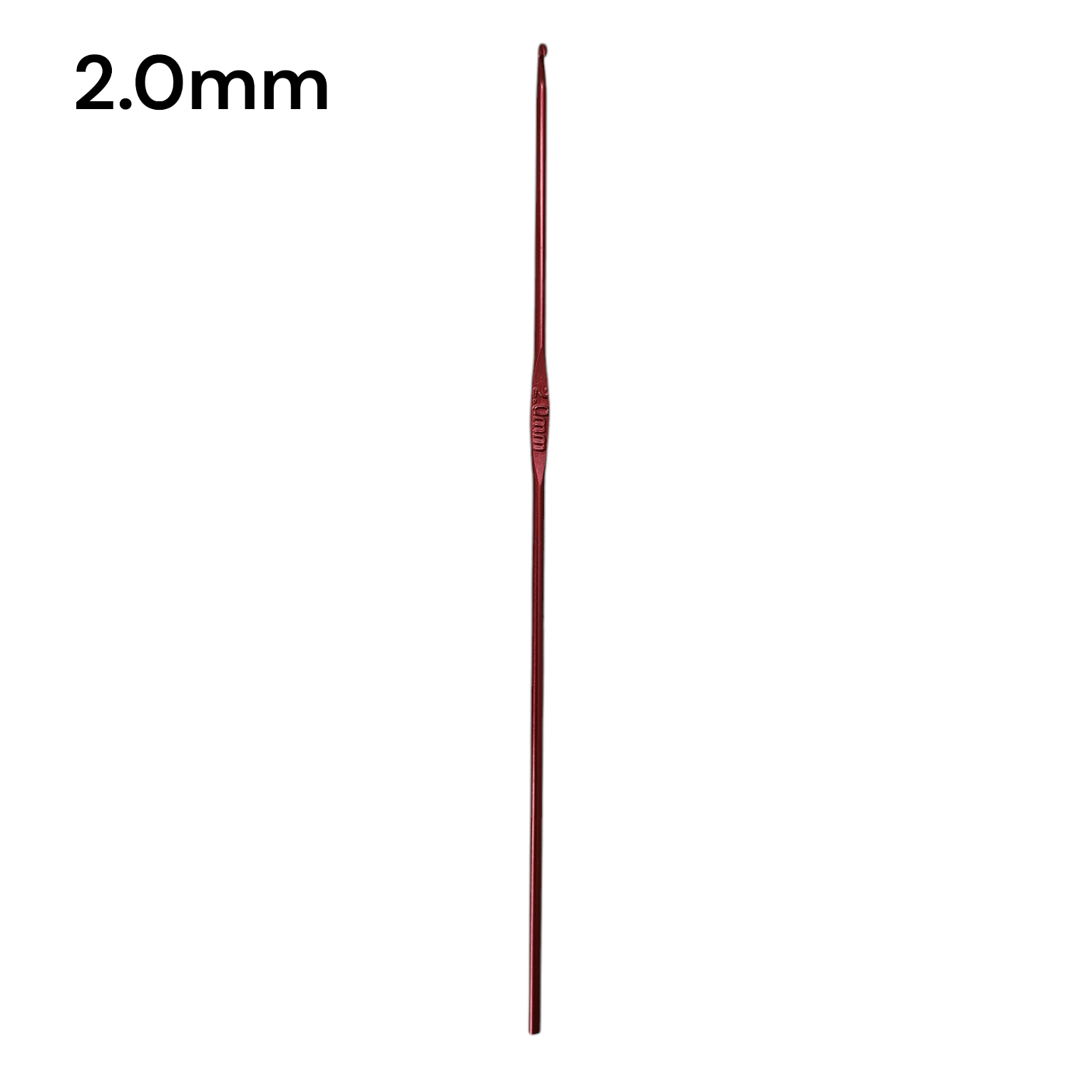Aluminium Crochet Hook Set – 14 Sizes (2mm–14mm) Multicolor