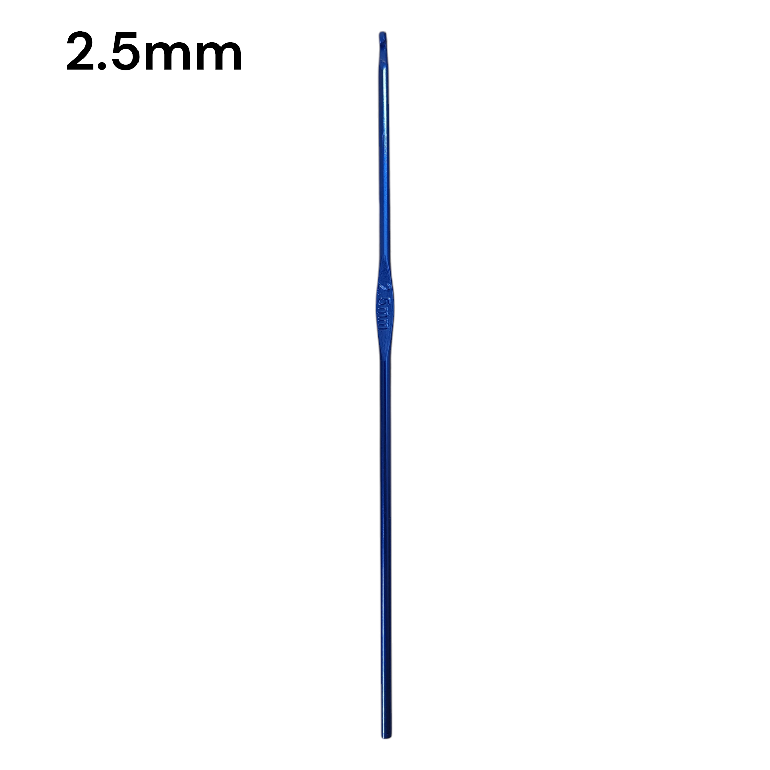 Aluminium Crochet Hook Set – 14 Sizes (2mm–14mm) Multicolor