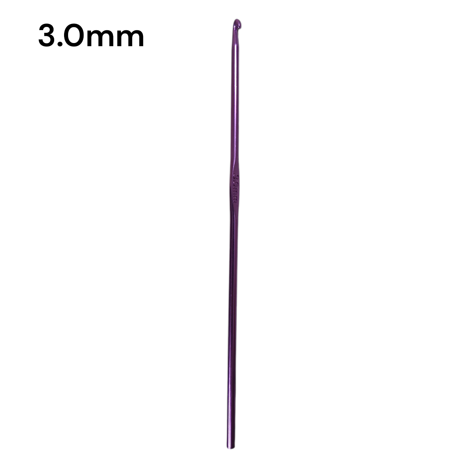 Aluminium Crochet Hook Set – 14 Sizes (2mm–14mm) Multicolor