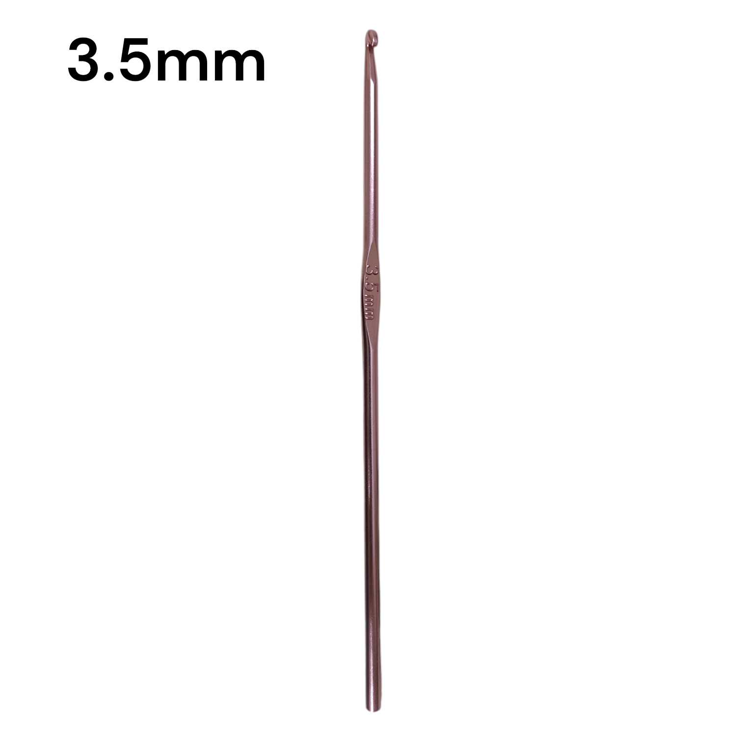 Aluminium Crochet Hook Set – 14 Sizes (2mm–14mm) Multicolor