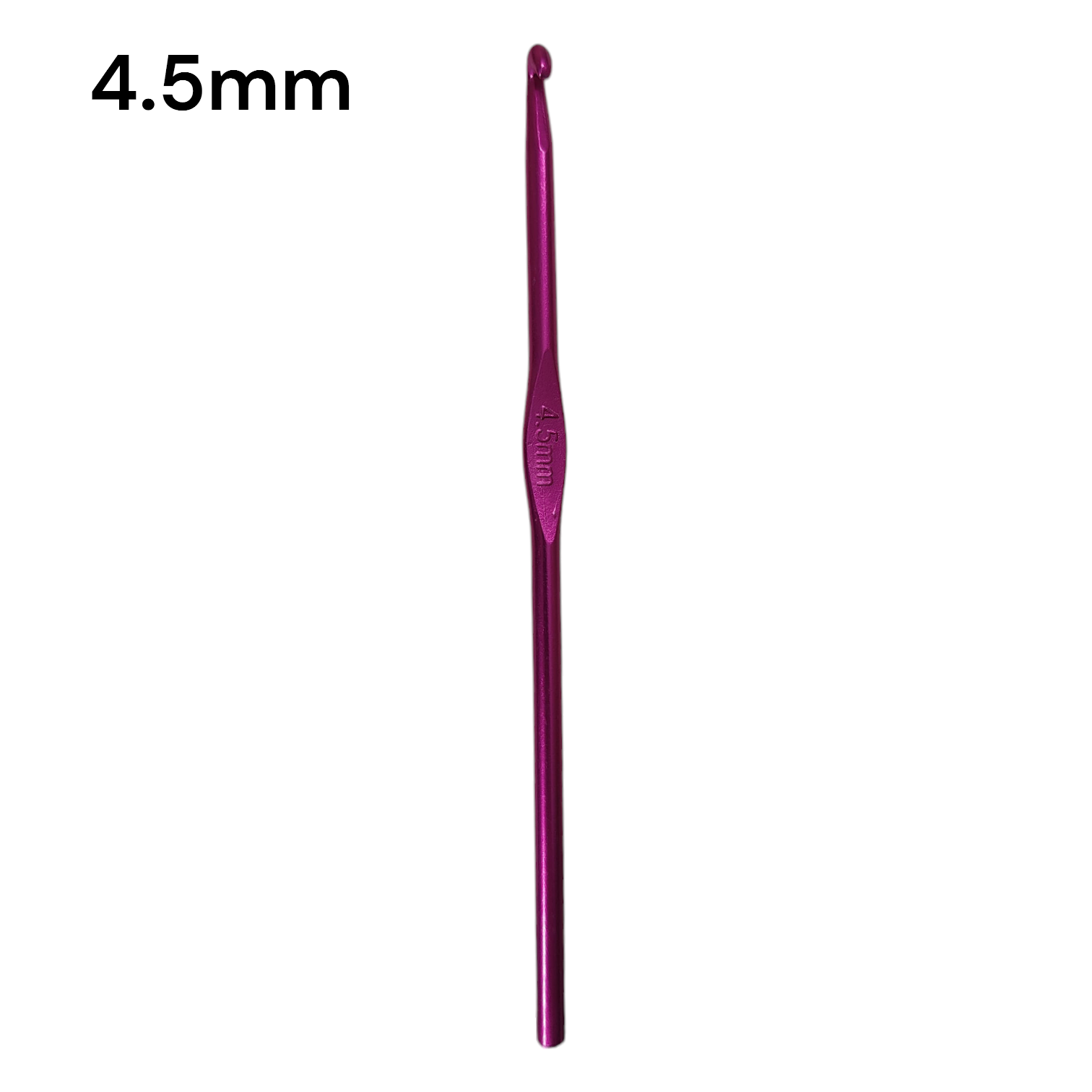 Aluminium Crochet Hook Set – 14 Sizes (2mm–14mm) Multicolor
