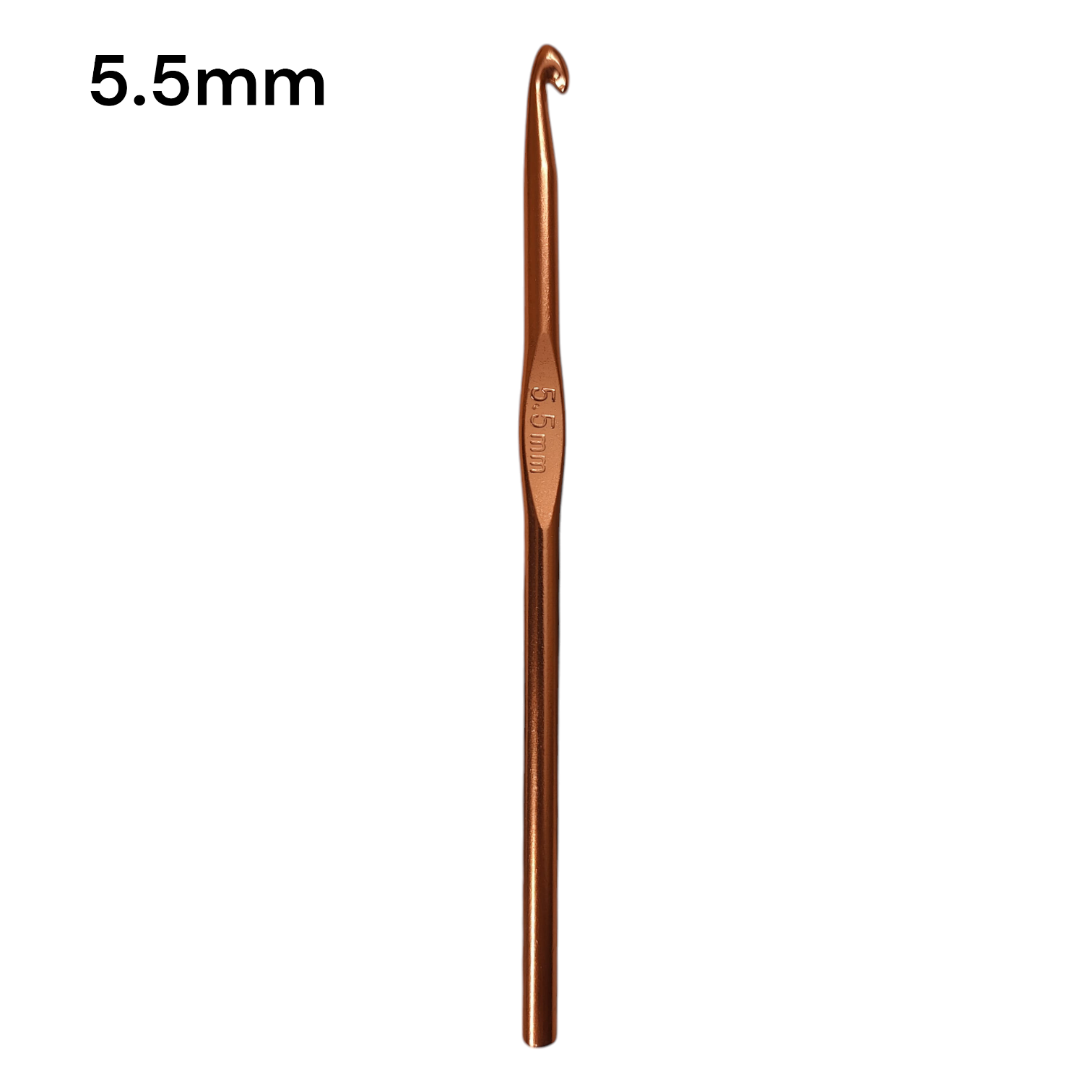 Aluminium Crochet Hook Set – 14 Sizes (2mm–14mm) Multicolor