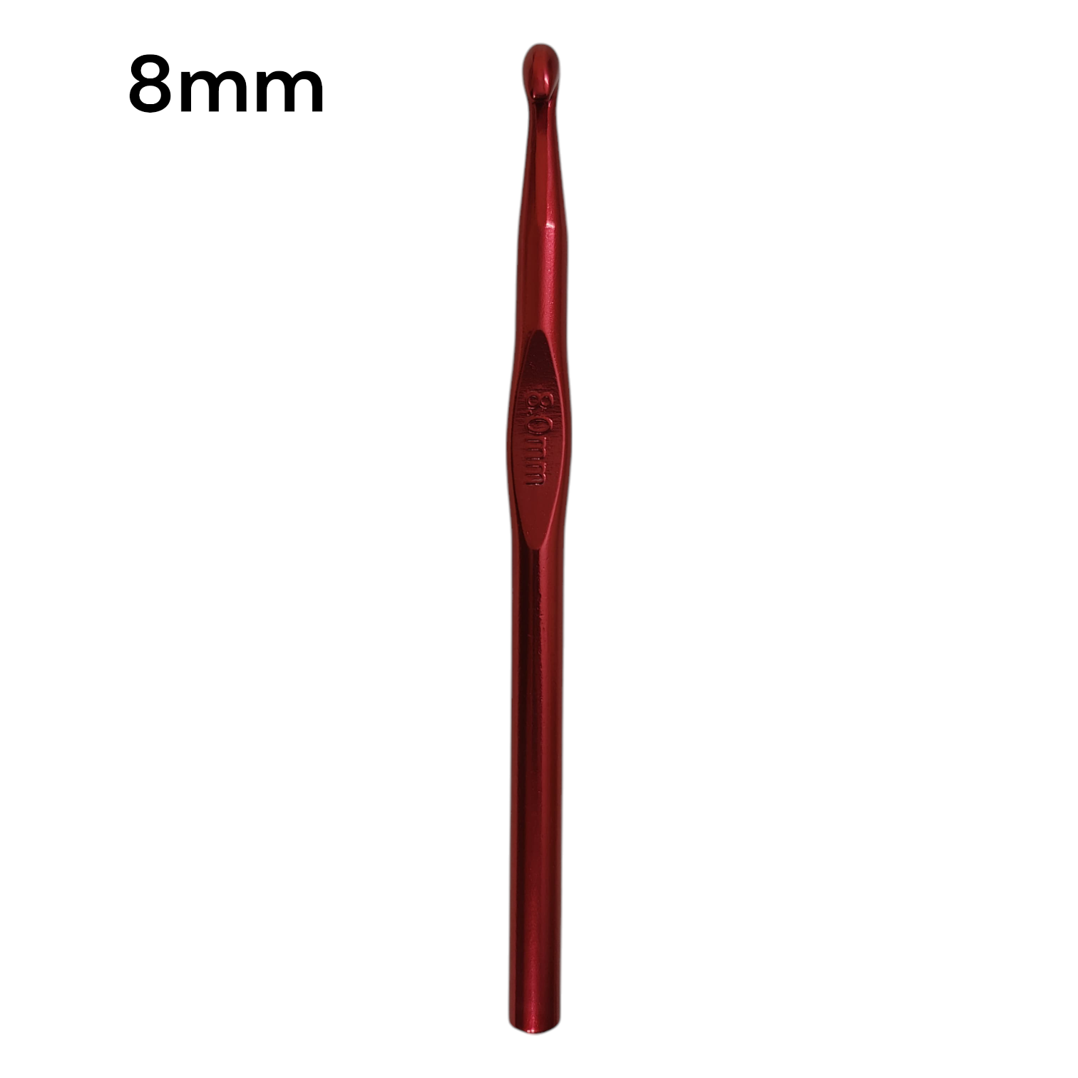 Aluminium Crochet Hook Set – 14 Sizes (2mm–14mm) Multicolor