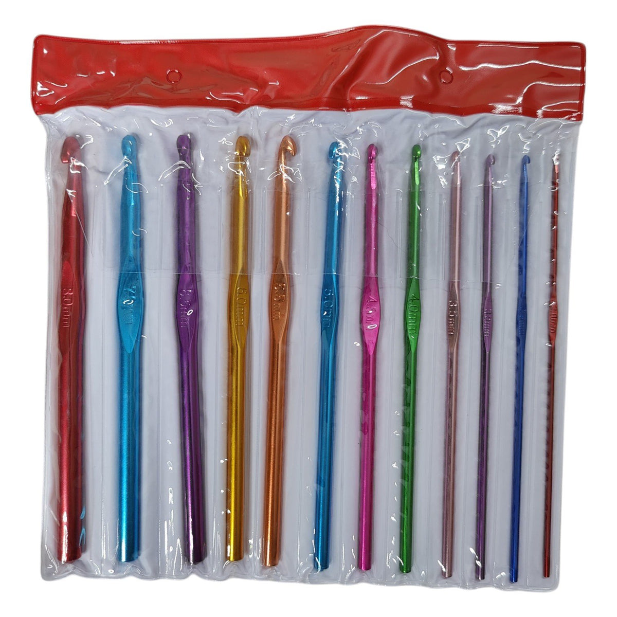 Aluminium Crochet Hook Set – Pack of 12