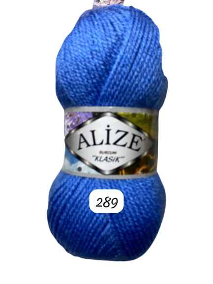 Alize Burcum Klasik Yarn – 100% Acrylic, 100g Skein, 210m