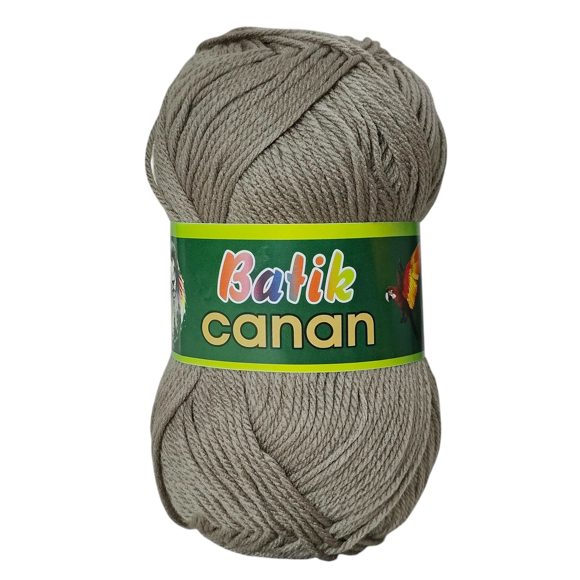 Canon Batik Plain Wool Yarn – 100% Acrylic | 4-Ply | 90–100 g