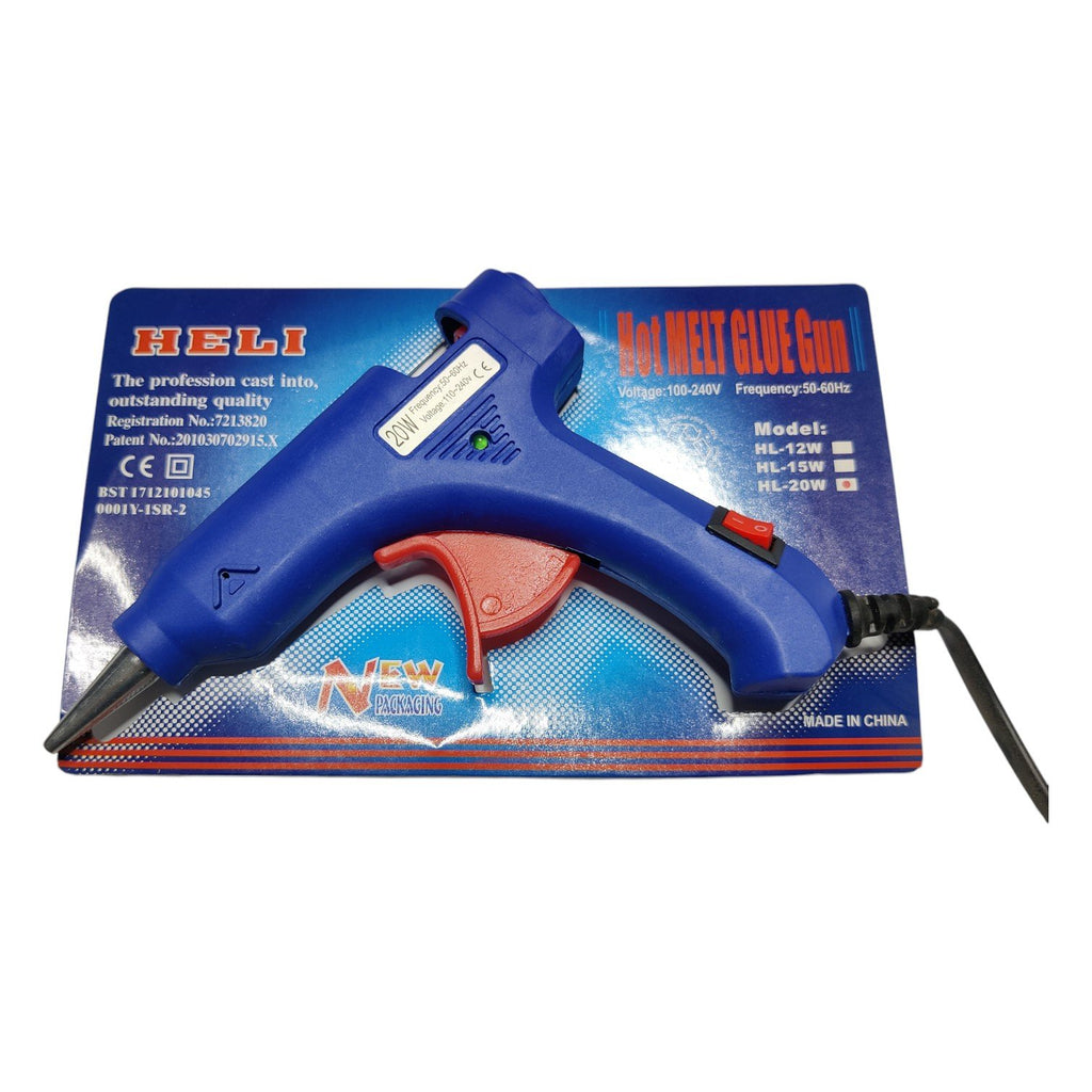 20W Hot Glue Gun + 2 Glue Sticks – Compact DIY Crafting Tool