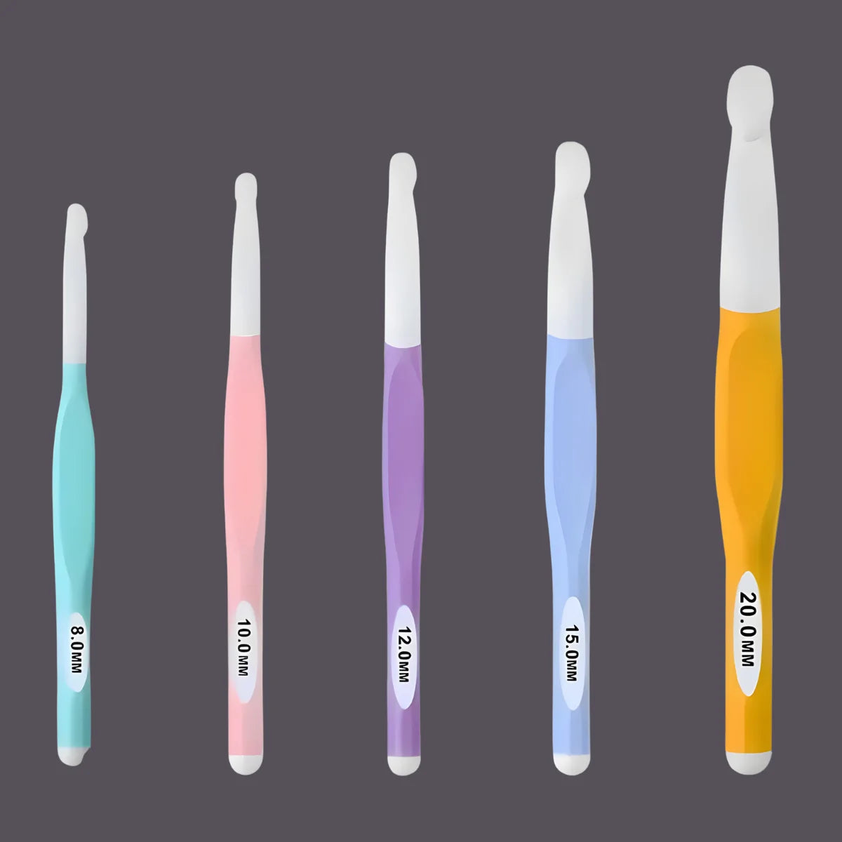 Large Crochet Hook Pack (8mm-20mm) | Chunky Yarn Jumbo