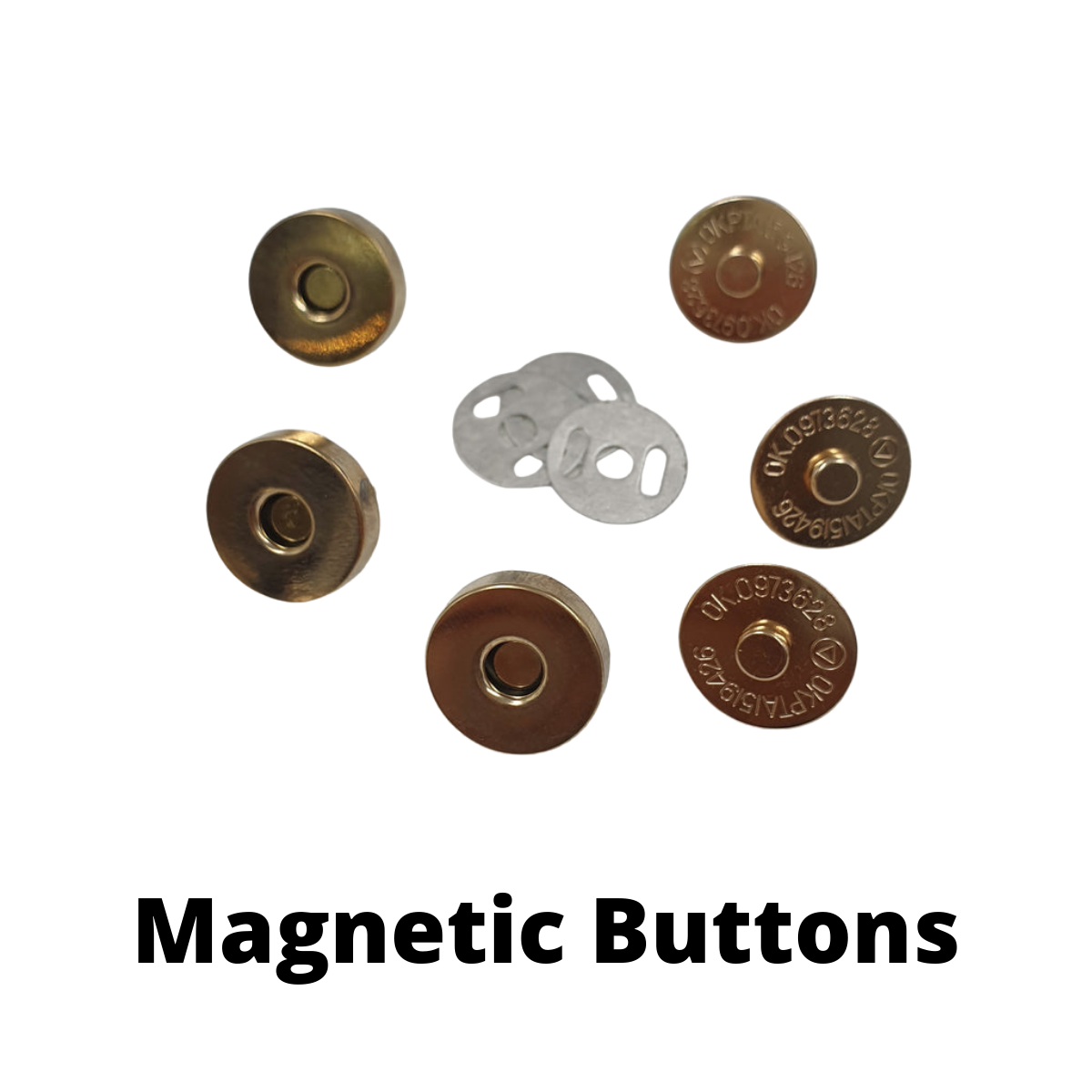 Magnetic Button Closure for Bags & Clutches