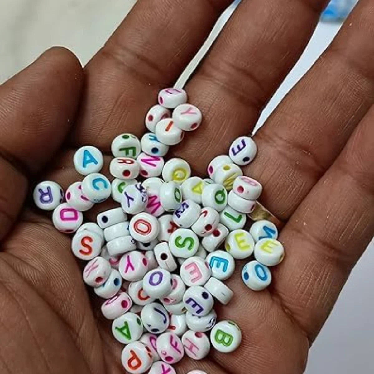 Mixed Alphabet Letter Beads A-Z | Name Beads for DIY