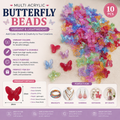 Multi Acrylic Butterfly Beads (10pcs)