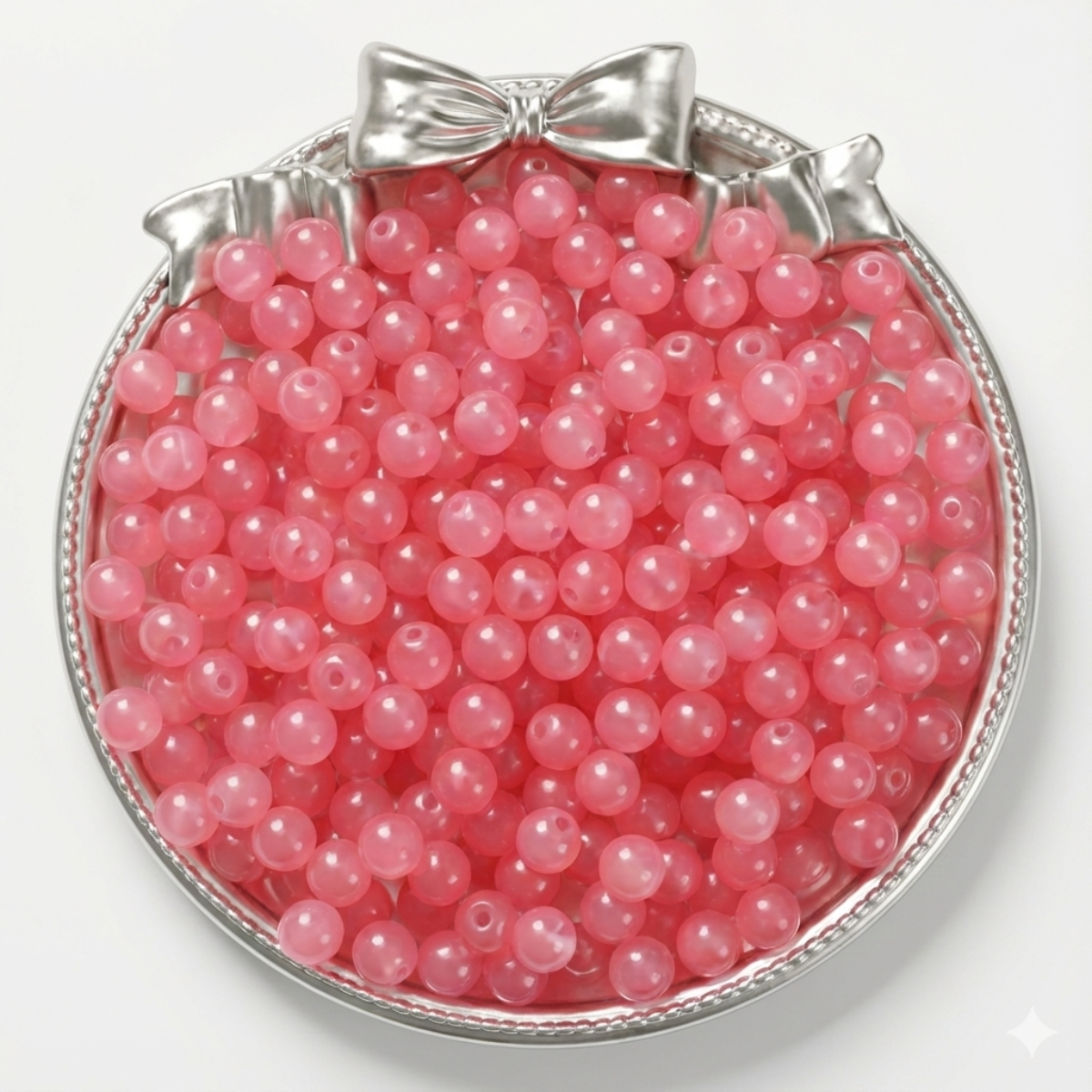 8mm Marble Beads Plain Solid Color Stone | Premium Quality