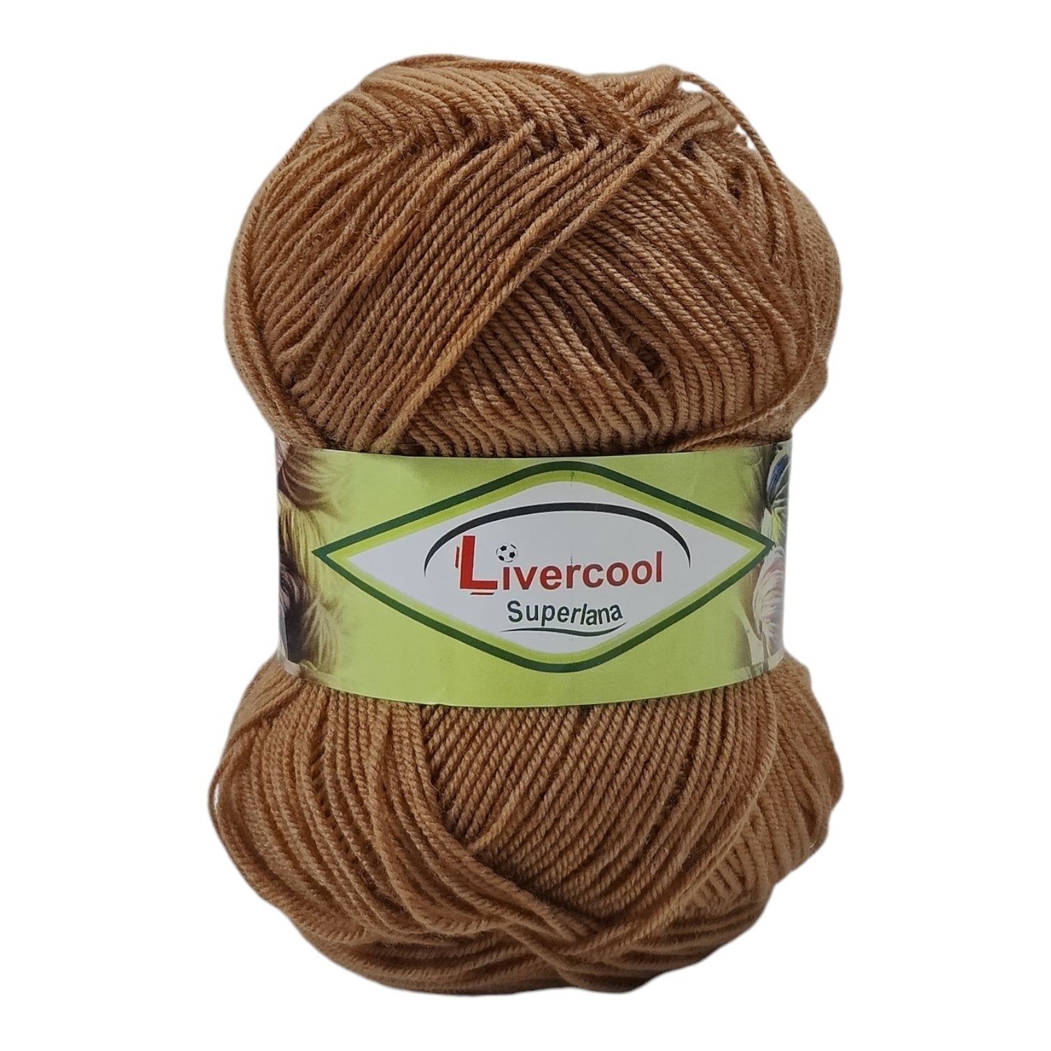 Livercool Wool Yarn – 100% Acrylic | 3-Ply | 75–80g Ball