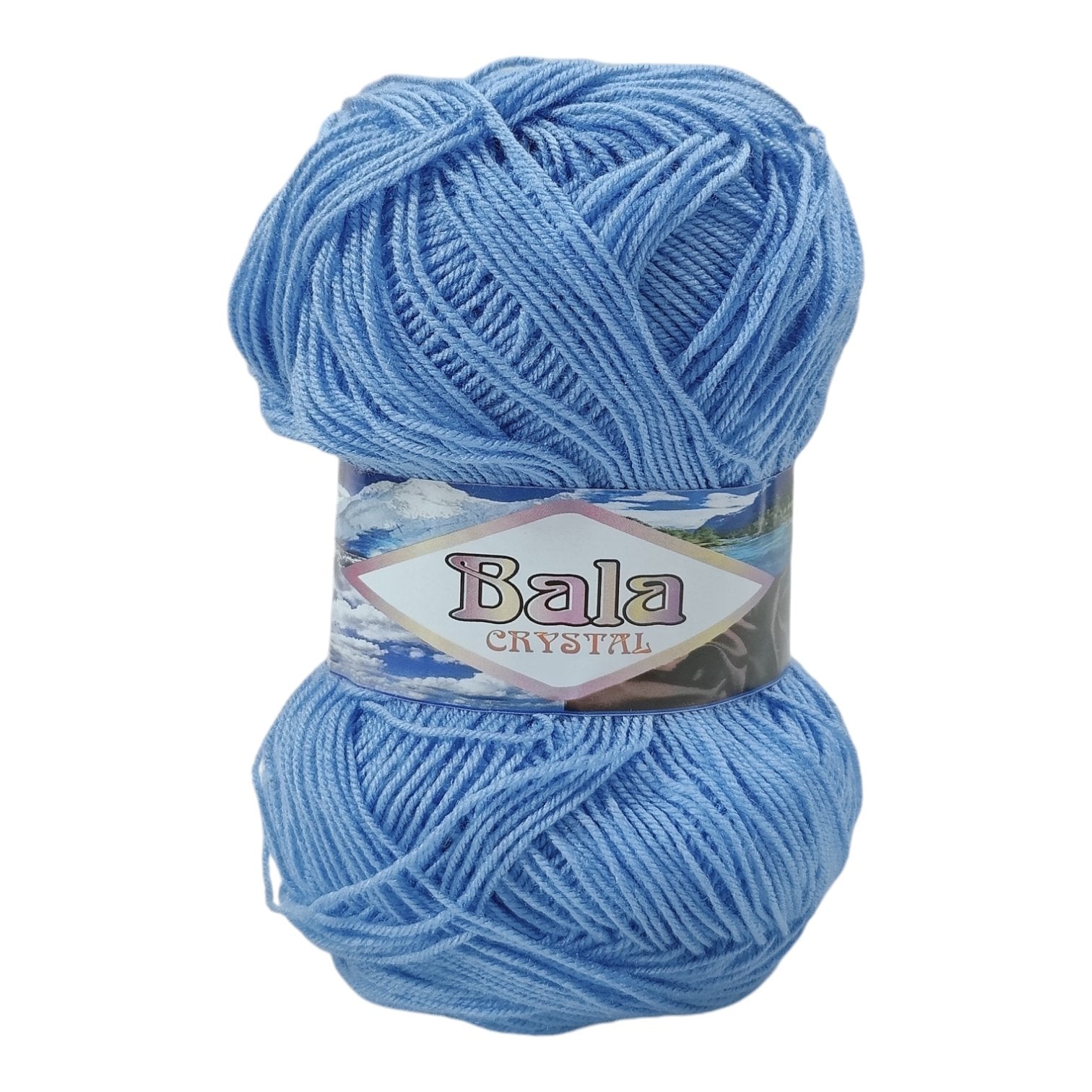 Bala 3-Ply Wool Yarn – 100% Acrylic, 75–80g Soft Balls