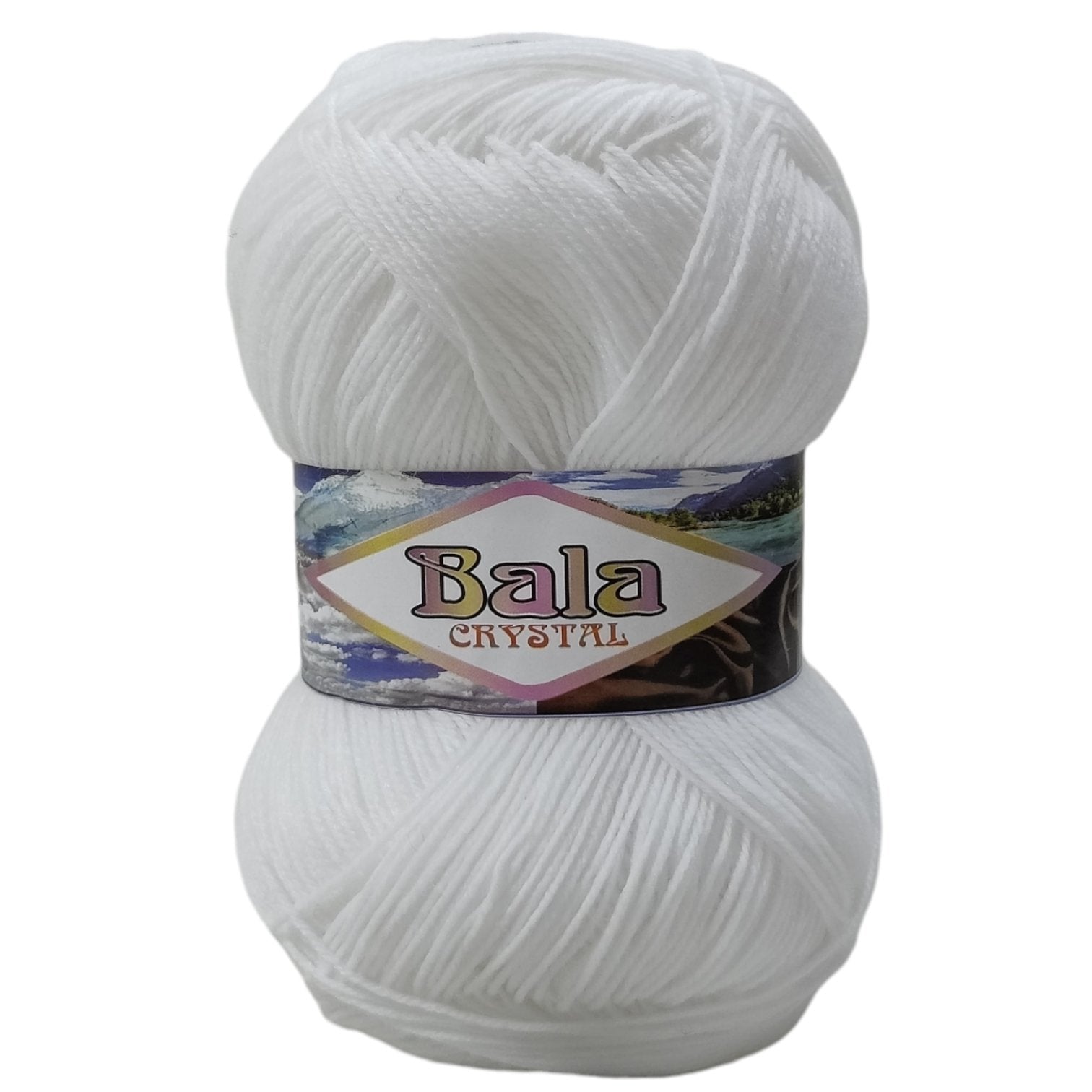 Bala 3-Ply Wool Yarn – 100% Acrylic, 75–80g Soft Balls