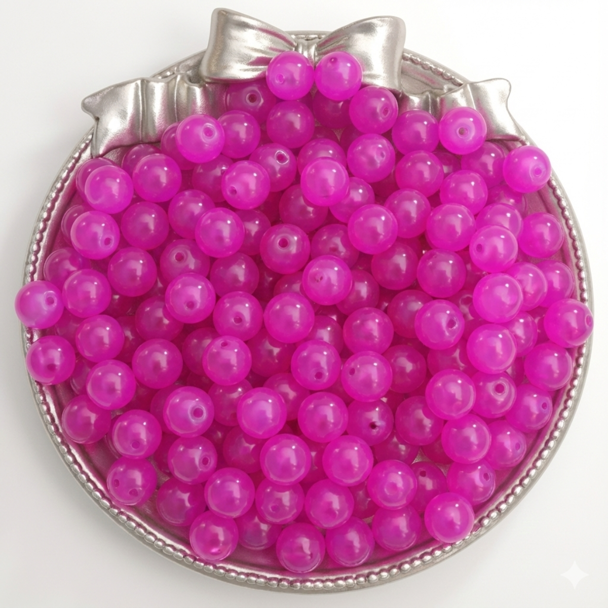 8mm Marble Beads Plain Solid Color Stone | Premium Quality