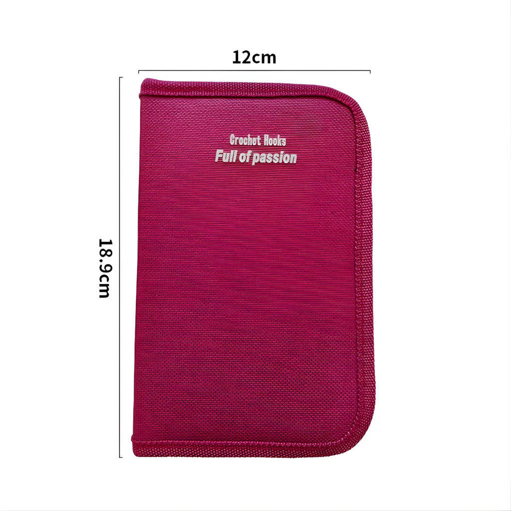 Premium Crochet Hooks Set Red Case | Limited Edition