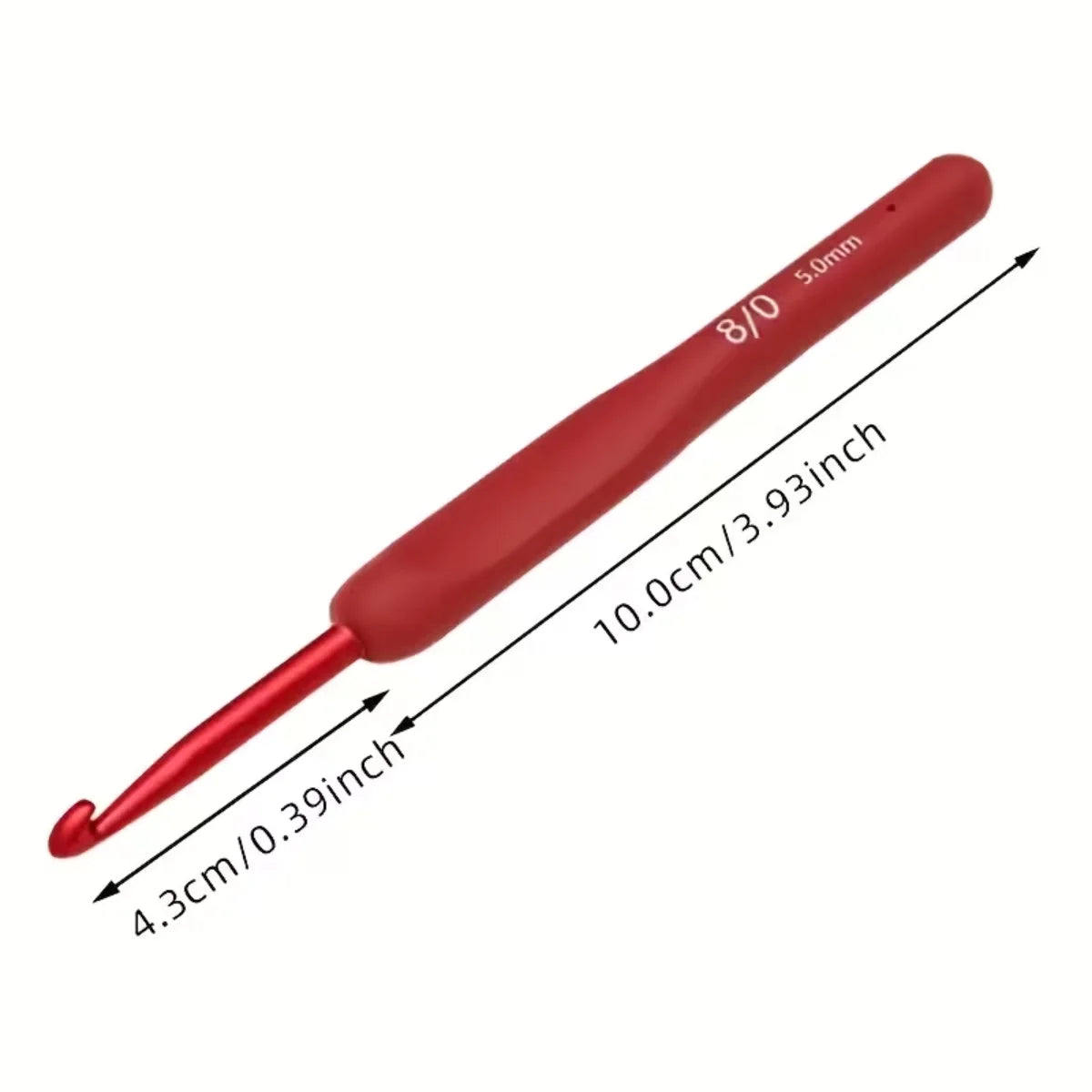 Premium Maroon Crochet Hook Set | Pack of 9