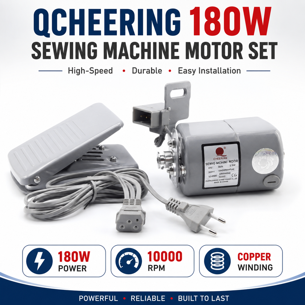 QCheering 180W Sewing Machine Motor Set
