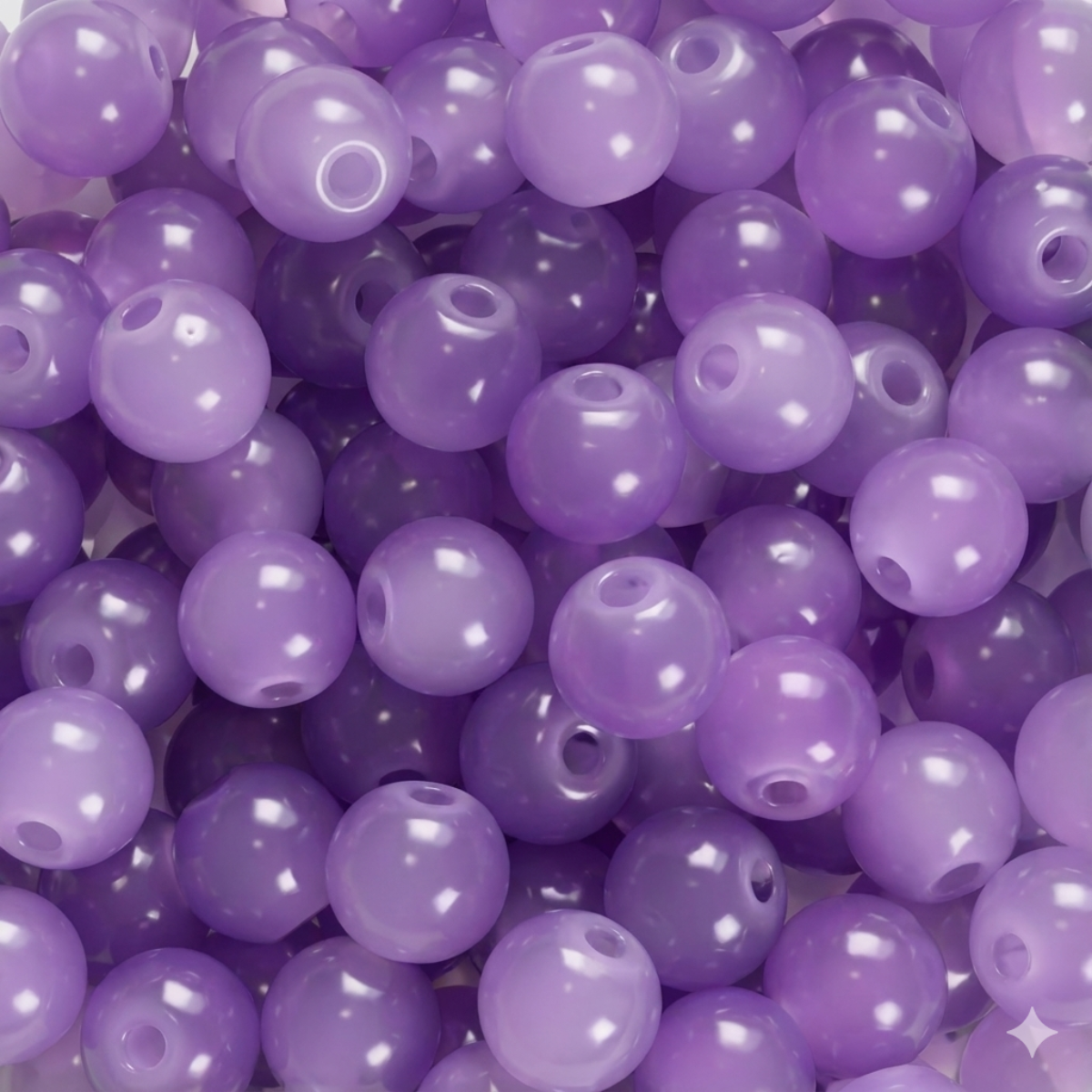 8mm Marble Beads Plain Solid Color Stone | Premium Quality