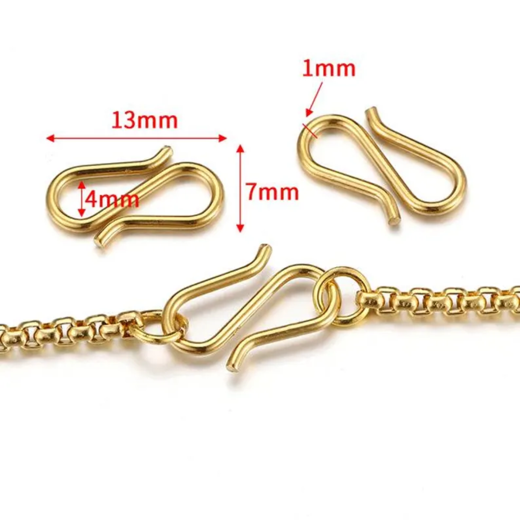 Premium Stainless Steel S-Buckles 20pcs