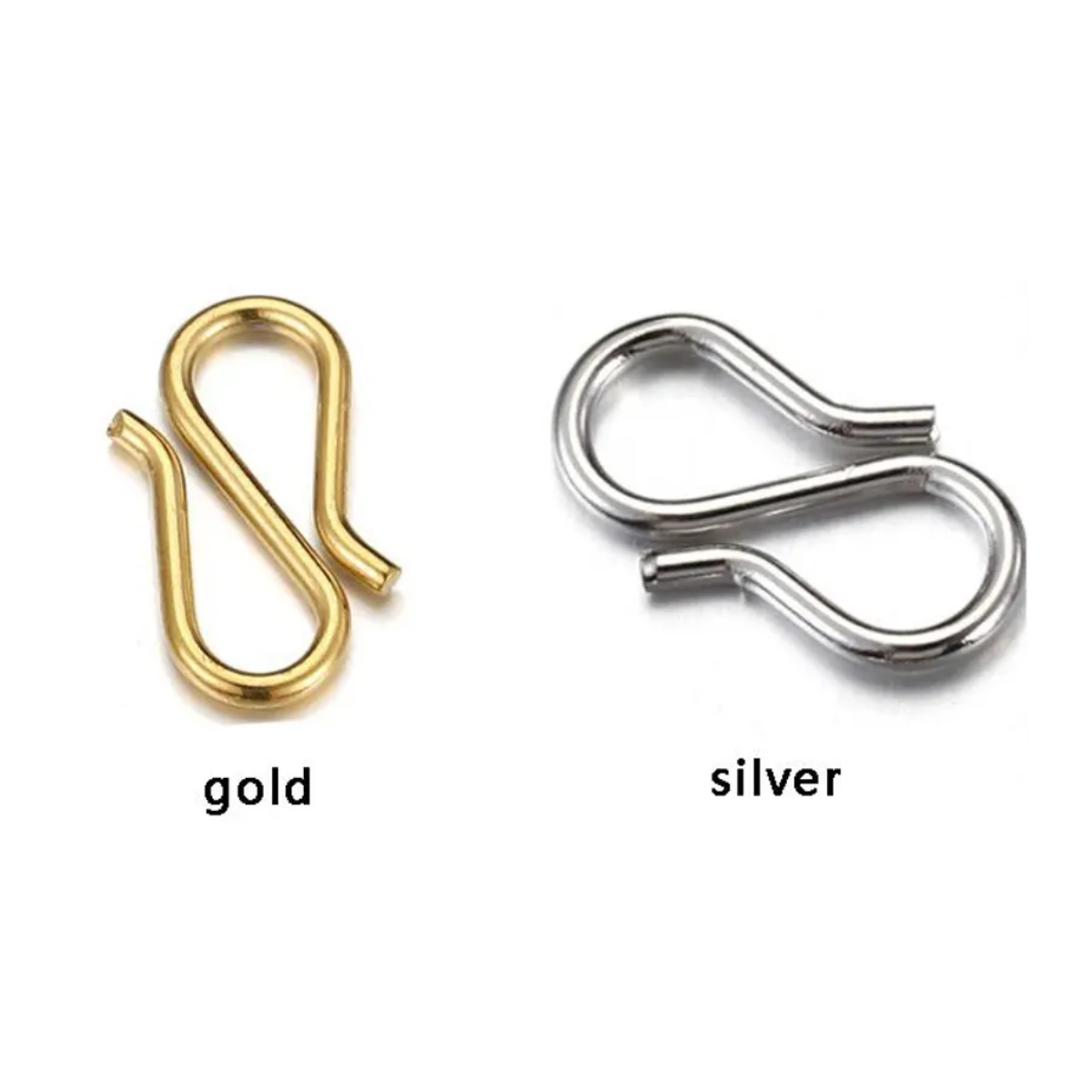 Premium Stainless Steel S-Buckles 20pcs