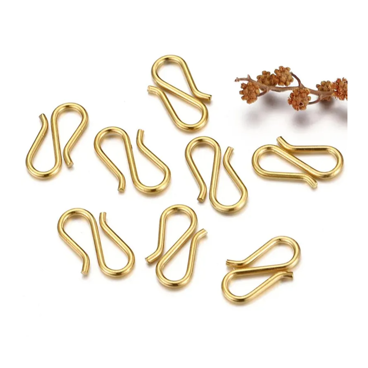 Premium Stainless Steel S-Buckles 20pcs